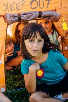 Image showing  Club House Play Tent, 50 in. x 40 in. x 50 in.