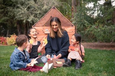 Image showing 8 th Pacific Play Tents Club House Play Tent, 50 in. x 40 in. x 50 in.