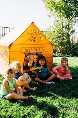 Image showing 11 th Pacific Play Tents Club House Play Tent, 50 in. x 40 in. x 50 in.