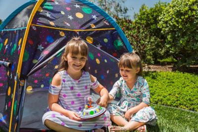 Image showing 7 th Pacific Play Tents Galaxy Dome Tent with Glow-in-the-Dark Stars
