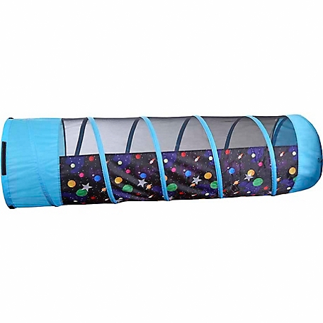 Pacific Play Tents 6 ft. Galaxy Tunnel with Glow-in-the-Dark Stars, Blue, 6 ft. L x 19 in. W