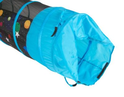 Image showing  6 ft. Galaxy Tunnel with Glow-in-the-Dark Stars, Blue, 6 ft. L x 19 in. W
