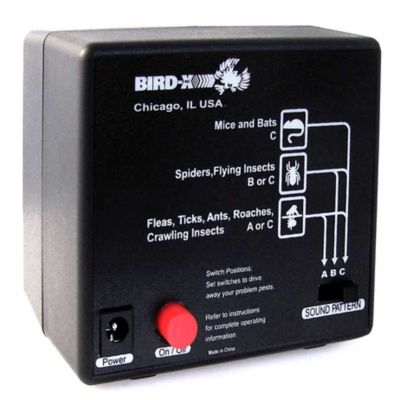 Image showing  Transonic Ultrasonic Bug Chaser Commercial-Grade Indoor Bug Repeller, 2.75 in. x 3.5 in. x 3.25 in.
