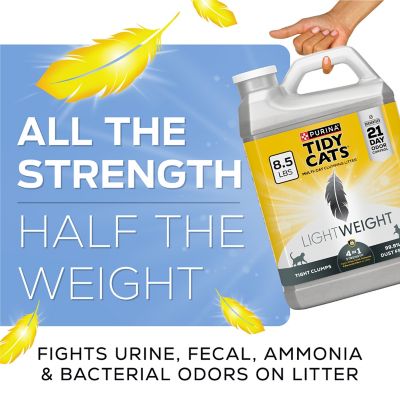 Image showing  Light Weight, Low Dust, Clumping Cat Litter, LightWeight 4-in-1 Strength Cat Litter