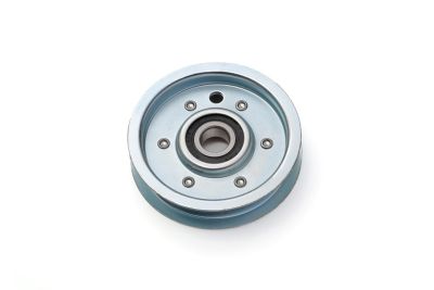 Image showing  Flat Idler Pulley for Power Transmission, Outside Diameter 3.25 in., Inside Diameter 5/8 in., Steel