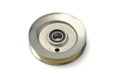 Image showing  V-Groove Idler Pulley, General Purpose Pulley for Power Transmission, Outside Diameter 4 in., Inside Diameter 5/8 in.