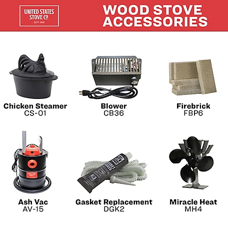 Cast Iron Dog Wood Stove Steamer - Black