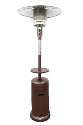 Hiland Az Patio Heaters Outdoor Patio Heater Hammered Bronze At