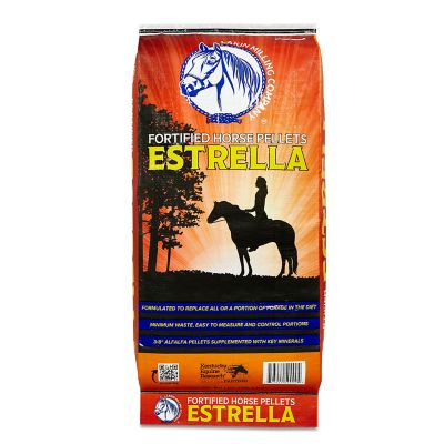 Lakin Milling Estrella Fortified Pelleted Horse Feed, 50 lb.