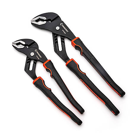 Crescent V-Jaw Grip Zone Tongue and Groove Pliers, 2 pc.