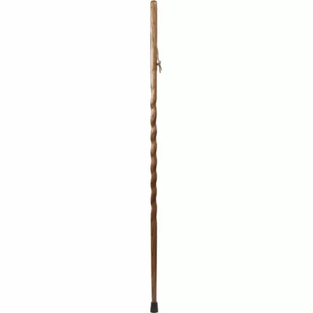 Brazos Backpacker Twisted Oak Walking Stick Brown Travel Accessories