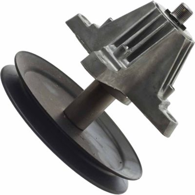 Image showing  Lawn Mower Spindle Assembly with Pulley 918-04865A for Cub Cadet, MTD and Troy-Bilt Models