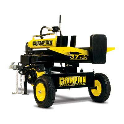 Champion Power Equipment 37 Ton Horizontal/Vertical Gas-Powered Full-Beam Log Splitter with Auto-Return