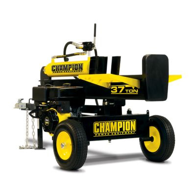 champion power equipment 37 ton horizontal/vertical gas-powered full-beam log splitter with auto-return, 100250