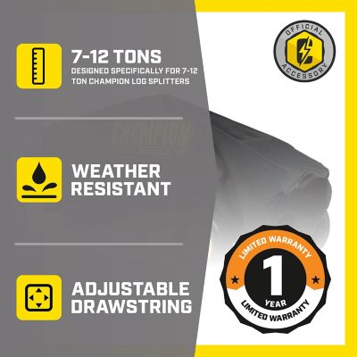 Image showing  Weather-Resistant Storage Cover for 7-Ton Log Splitters
