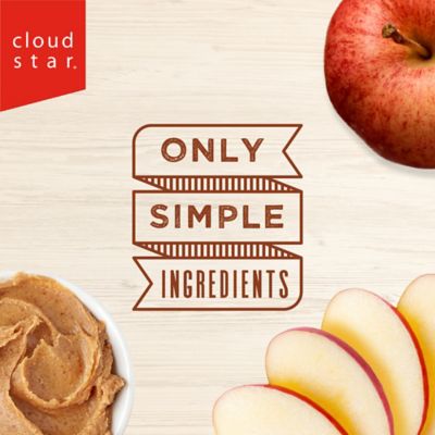 Image showing  Wag More Bark Less Grain-Free Oven Baked Peanut Butter and Apple Flavor Dog Biscuit Treats, 16 oz.