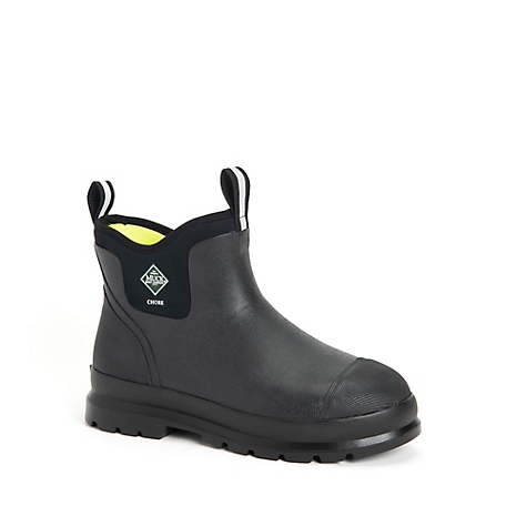 Muck Boot Company Men's Chore Classic Plain Toe Waterproof Work Boots, 6 in.