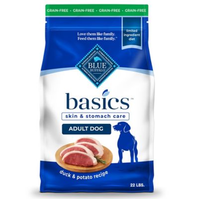 Blue Buffalo Basics Adult Grain-Free Limited Ingredient Duck and Potato Recipe Dry Dog Food