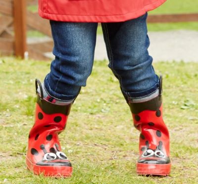 Image showing 7 th Western Chief Kids Ladybug Rain Boots