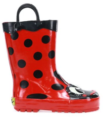 Image showing  Kids Ladybug Rain Boots