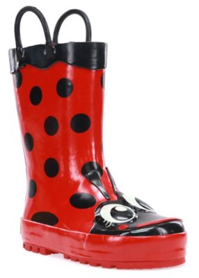 Image showing  Kids Ladybug Rain Boots
