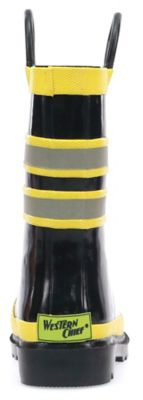 Image showing 5 th Western Chief Kids' F.D.U.S.A. Fire Chief Mid Waterproof Rain Boots