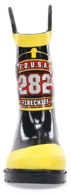 Image showing 3 th Western Chief Kids' F.D.U.S.A. Fire Chief Mid Waterproof Rain Boots
