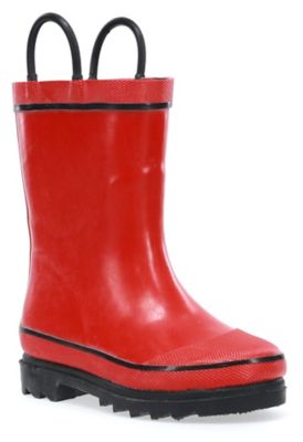 Western Chief Unisex Kids' Fire Chief 2 Mid Waterproof Rain Boots, Big Kid, 1-Pair