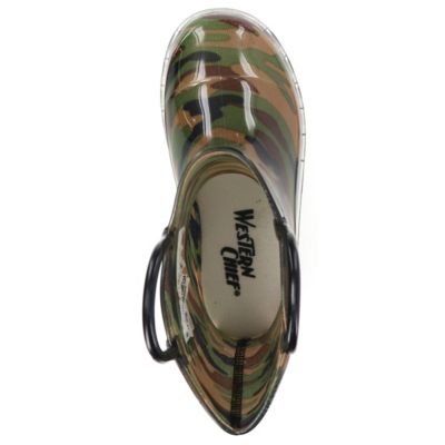 Image showing 2 th Western Chief Kid's Camo Lighted Rain Boots