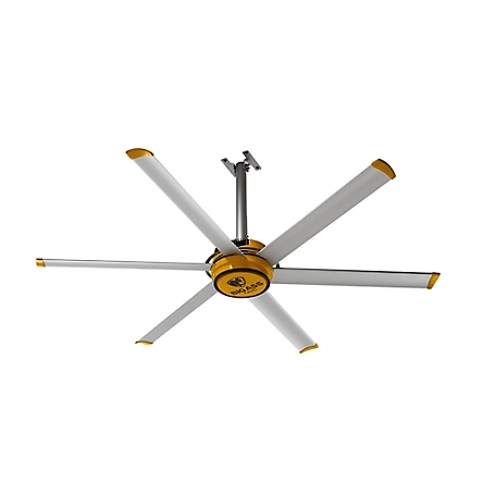 Big Ass Fans 7 ft. 2025 Shop Ceiling Fan with Wall Control, Variable Speed