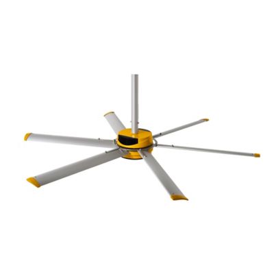 Image showing  7 ft. Variable Speed Indoor Shop Ceiling Fan with Wall Control, 7.8 CFM