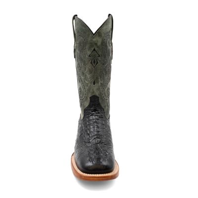 Image showing  Men's Caiman Crocodile Print Cowboy Boots