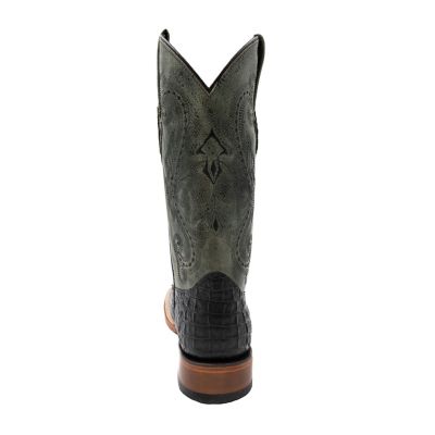 Image showing 5 th Ferrini Men's Caiman Crocodile Print Cowboy Boots