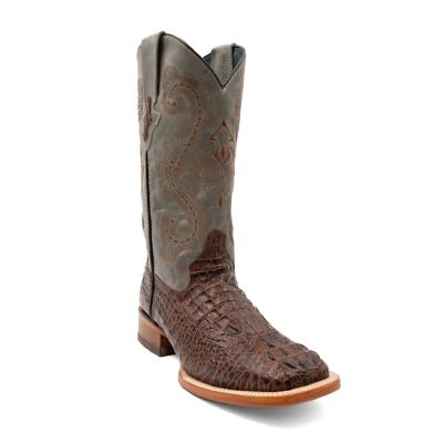 Image showing  Men's Caiman Crocodile Print Cowboy Boots