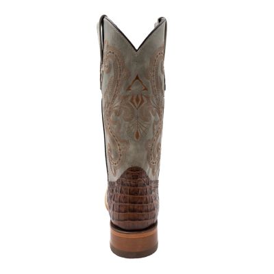 Image showing 5 th Ferrini Men's Caiman Crocodile Print Cowboy Boots