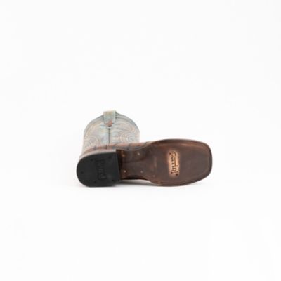 Image showing  Ostrich Patchwork Western Cowboy Boots