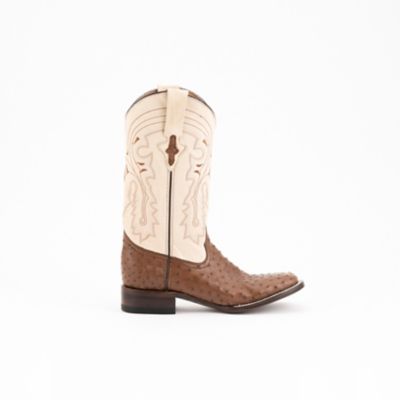 Image showing  Men's Full Quill Ostrich Western Cowboy Boots, Kango