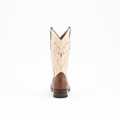 Image showing  Men's Full Quill Ostrich Western Cowboy Boots, Kango