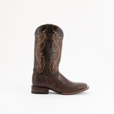 Image showing 5 th Ferrini Men's Teju Lizard S-Toe Cowboy Boots