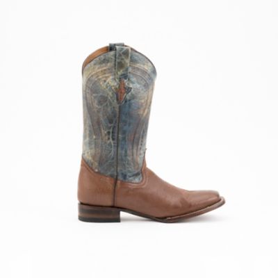 Image showing  Smooth Ostrich S-Toe Western Cowboy Boots