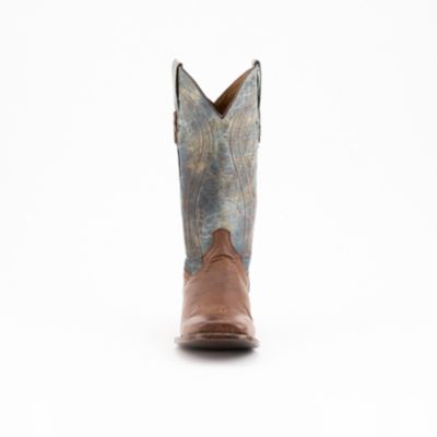 Image showing 2 th Ferrini Smooth Ostrich S-Toe Western Cowboy Boots