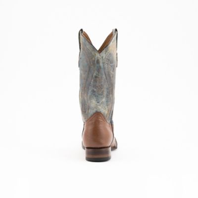 Image showing  Smooth Ostrich S-Toe Western Cowboy Boots