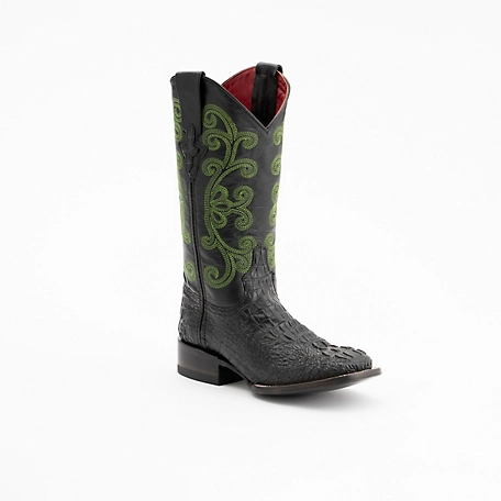 Ferrini Women's Caiman Print S-Toe Cowboy Boots, 12 in.