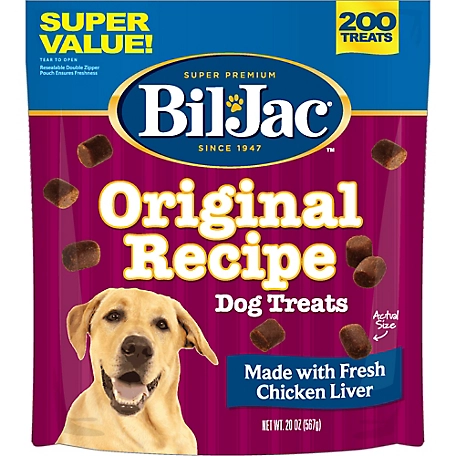 Bil-Jac Liver and Chicken Flavor Dog Treats, 20 oz.