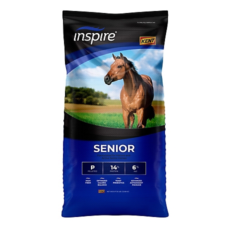 Kent Inspire Senior 14/6 Pellet Horse Feed, 50 lb.