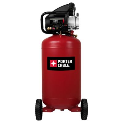 PORTER CABLE 1.5 HP 24 gal. Portable Air Compressor 8 in. Solid