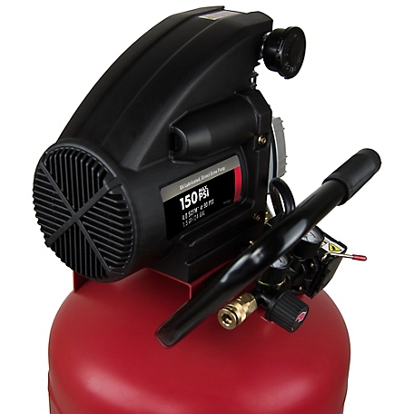 PORTER-CABLE 1.5 HP 24 gal. Portable Air Compressor, 8 in. Solid