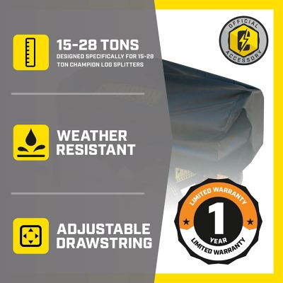 Image showing  Weather-Resistant Storage Cover for 15/27-Ton Log Splitters