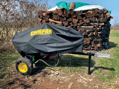 Image showing  Weather-Resistant Log Splitter Storage Cover for 30/37-Ton Log Splitters