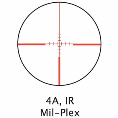 Image showing  3-9x42mm IR B.D.C. Contour Compact External Range Drum Rifle Scope